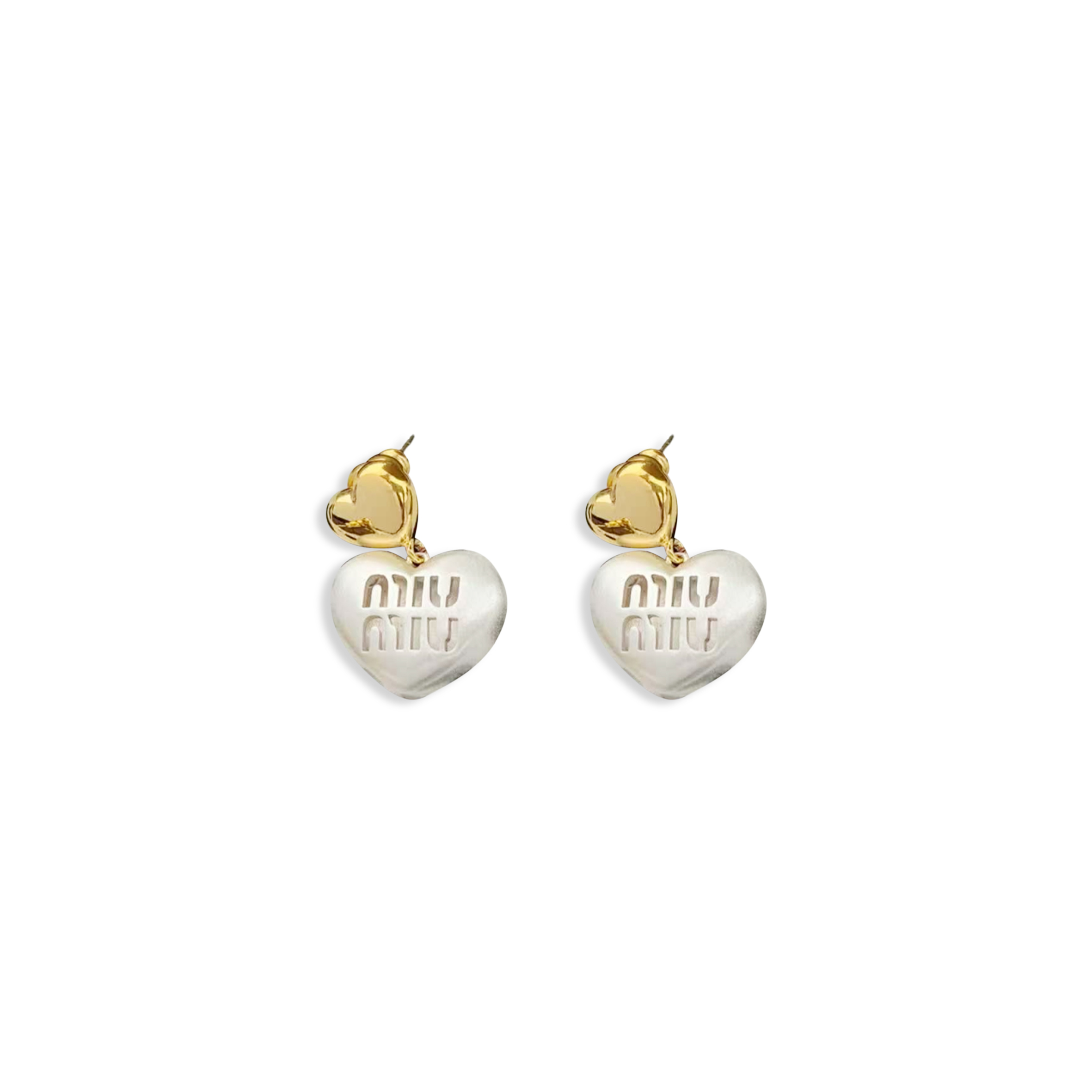 MIU MIU LOVE EARRINGS MIU MIU LOVE EARRINGS
